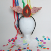 Tiara Vulva Livre - Vulva marrom e laranja com asas marrons.d - Image 4