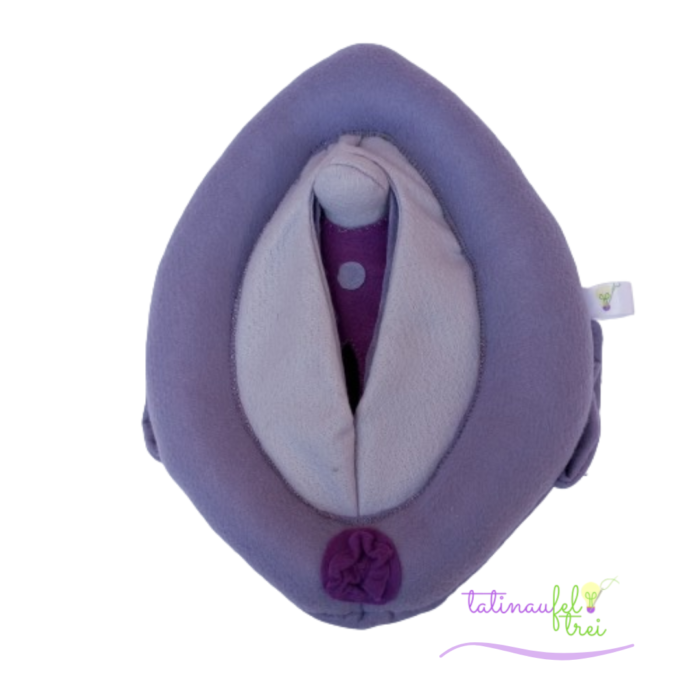 Vulva de Feltro Didática Lilás 25cm Feltrei!! - Image 2