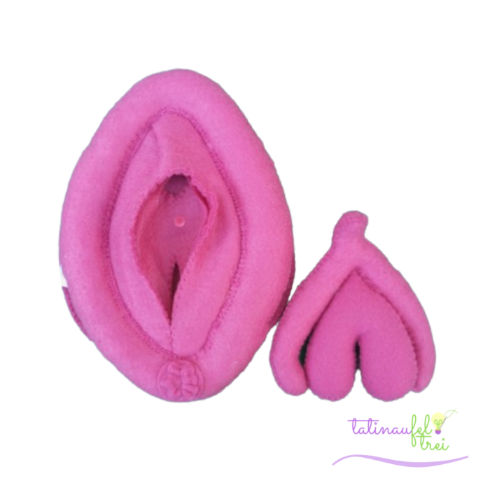 .Vulva de Feltro Didática Pink 15cm