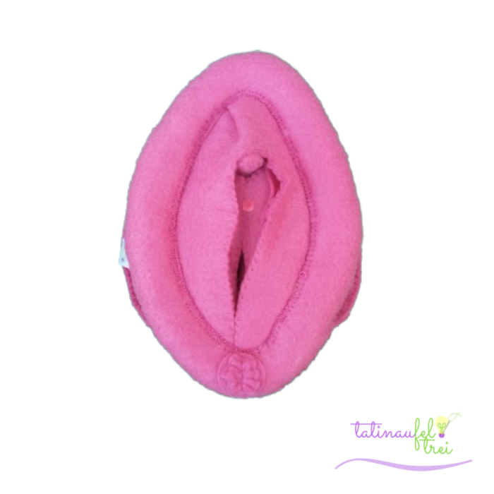 .Vulva de Feltro Didática Pink 15cm - Image 2