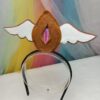 Tiara Vulva Livre  - Vulva Marrom com asa branca