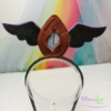 Tiara Vulva Livre  - Vulva Marrom com asas pretas - Image 2