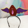 Tiara Vulva Livre  - Vulva Marrom com asa roxa - Imagem 2