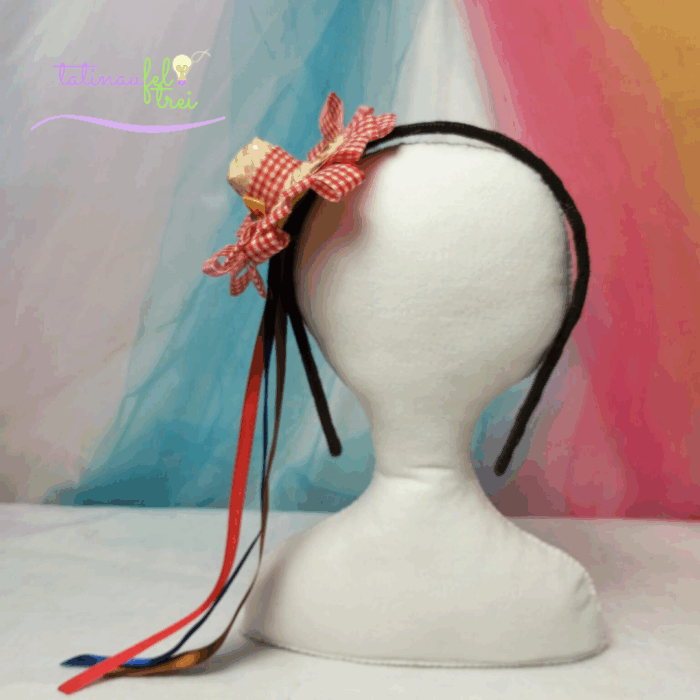 Tiara Chapéu vermelho - Imagem 3