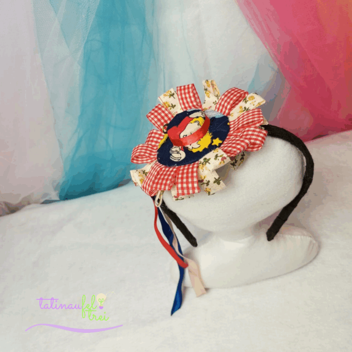 Tiara Chapéu Azul e vermelho - Imagem 2