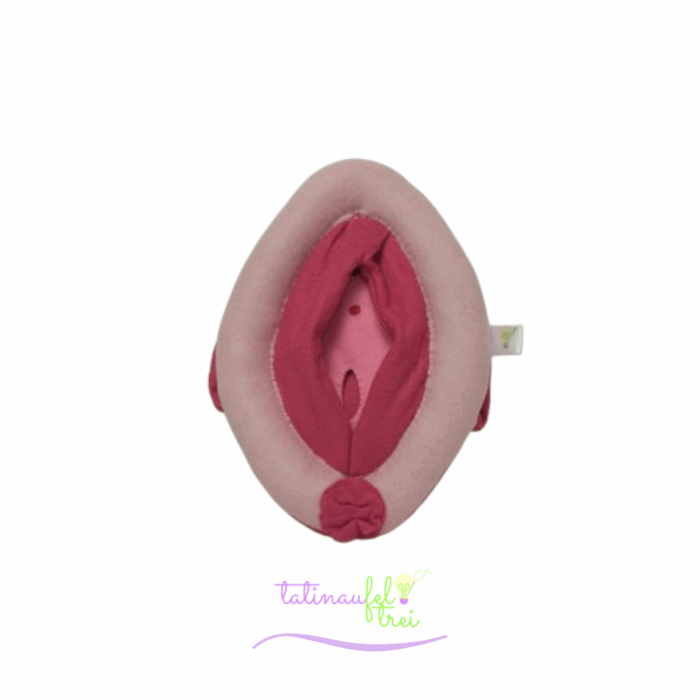 .Vulva de Feltro Didática Rosa com pink 20cm Feltrei!! - Imagem 2